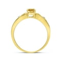 thumbnail image 5 of 14k Yellow Gold Oval Citrine And Diamond Ring, 5 of 6