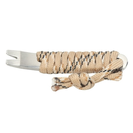 

2024 Stainless Steel Pocket Pry Bar with Paracord MultiPurpose Mini Crowbar Crank Scraper(Camouflage )