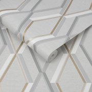 SFE Prestige Geo Grey Wallpaper