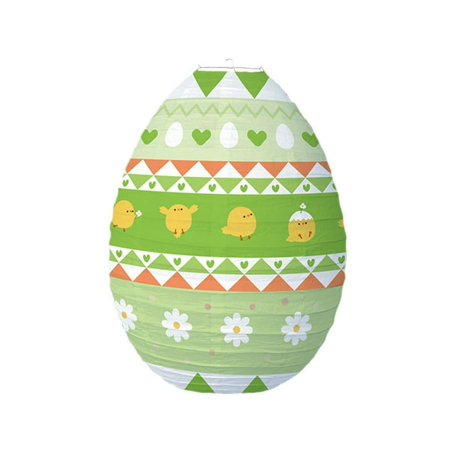 Qixi Easter Egg Paper Decorations For Easter Hanging Decorative Decorations Green Off Promotions!