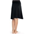 thumbnail image 3 of Stretch Is Comfort Girl's Knee Length Flowy Ruched Waistband Skirt | Child Size 6 -14, 3 of 6