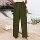thumbnail image 4 of WILLBEST Pantalones Casuales para Mujer, Cómodos, con Cintura Elástica y Pierna Ancha, Holgados, elegantes y con Bolsillos para Uso Diario. Extra Grande, 4 of 8