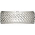 thumbnail image 3 of Stainless Steel Polished Brushed Center D/C 9mm Ridged Edge Band (Size 14) Made In China sr554-14, 3 of 5