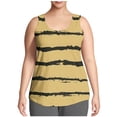 thumbnail image 2 of Wzzjkit Débardeurs pour Femmes Mode Été Décontracté Imprimé Ample Grande Taille Col Rond Camisoles Débardeur, 2 of 7