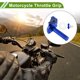 thumbnail image 2 of Empuñadura del Acelerador de 22mm Unique Bargains con 1 Tornillo de Ajuste Azul M10, Empuñadura de Acelerador de Motocicleta de Aleación de Aluminio CNC para Manillar de 7/8" 22mm Azul, 2 of 6