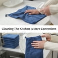 thumbnail image 2 of Beartech Microfiber Washcloths 12 Pack,13"x13" Quick Dry Ultra Soft and Highly Absorbent Washcloths for Bathroom,Kitchen Dish Towels -Navy Blue, 2 of 11