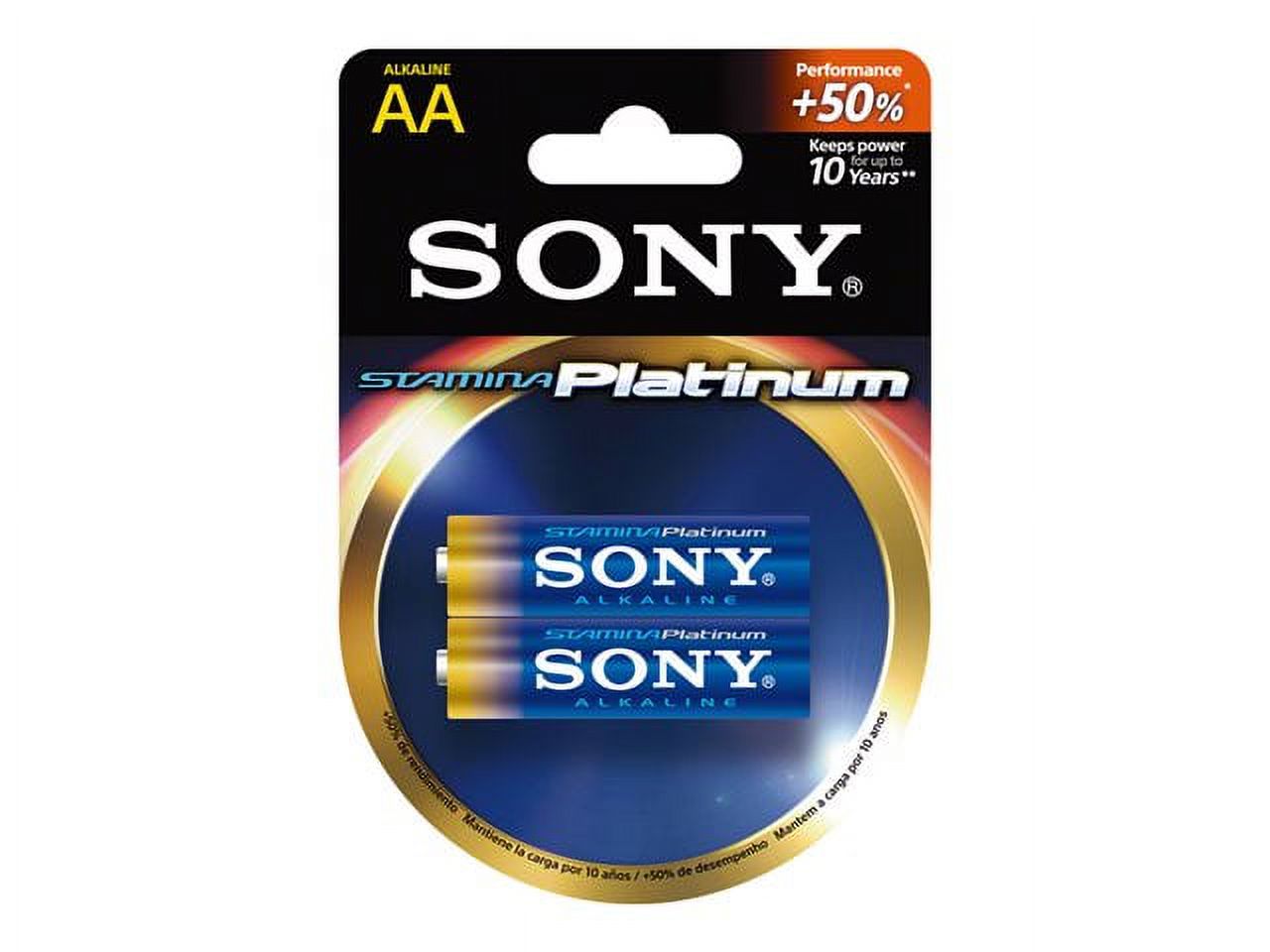 Sony Stamina Platinum AM3PT-B2D - Battery 2 x AA type - alkaline - image 2 of 10