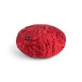 thumbnail image 1 of Zafu Cushion - Round Silk Jacquard Covered Cotton Filled - Yogavni (Red), 1 of 1