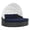 Navy, variant on Pemberly Row Aluminum Rattan Fabric Patio Daybed in Canvas/Navy