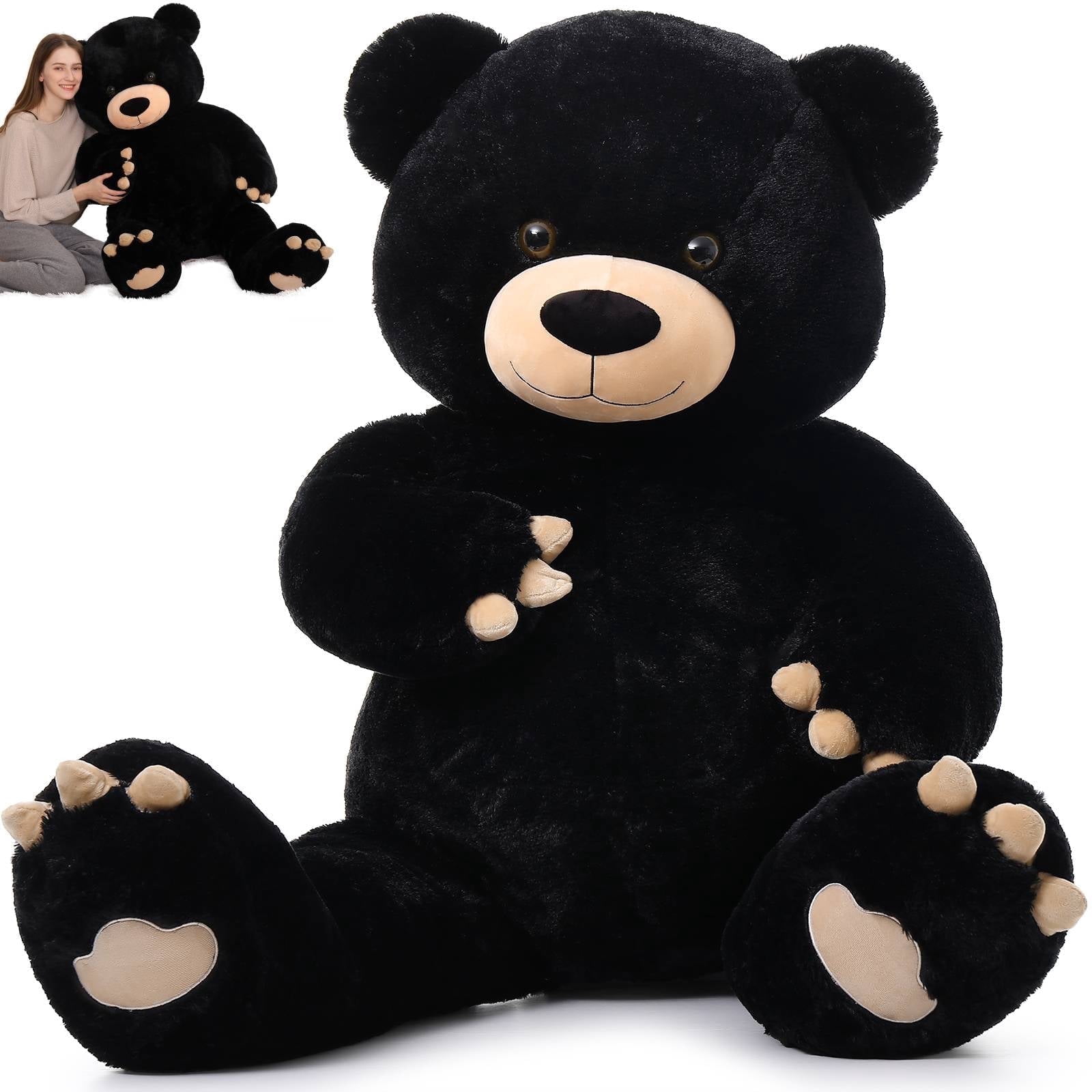 Morismos 5-Foot Giant Black Teddy Bear Plush photo 1