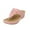 Pink, variant on Sandals for Women Flip Flops Retro Hollow out T-strap Thong Sandals(Black,9)