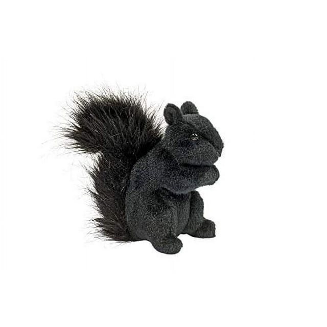 Peluche Douglas Hi-Wire, ardilla negra, 17 cm de altura