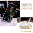 thumbnail image 5 of for iPhone 13 Pro Max Case for Women（6.7 inch），Very Shiny Luxury Bling Phone Case with 3D Glitter Sparkle Crystal Rhinestone Diamond Gems on Hard Reflective PC Back Cover for Girls（Silver）, 5 of 17