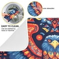 thumbnail image 2 of Yayeee Dish Drying Mat for Kitchen Counter 16"x18" Microfiber Absorbent Pad, Blue Abstract Eagle, 2 of 7