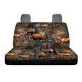 thumbnail image 6 of FUIALDOLG Forest Wildlife Print Rear Bench Seat Covers with SUV Sedan, Comfortable Waterproof Stretch Dirt and Scratch Proof Covers (2 Pack), 6 of 7