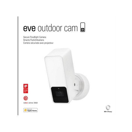 Eve - Outdoor Security Camera with Floodlight - White