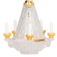 thumbnail image 4 of Lustre Miniature, Lustre Miniature Échelle 1/12 LED Miniature pour Maison de Poupée Plafonnier Utilisation Pratique, 4 of 8