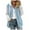 06 Light Blue, variant on Womens Winter Coats Plus Size Fuzzy Fleece Jacket Full Zip Plush Hooded Cardigan Coats Soft Oversized Shaggy Warm Outerwear