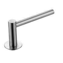 Mobutofu Modern Toilet Paper Holder 1Set Wall Mounted Silver 7.8x4x5.3in 304 Stainless Steel for Home Use