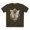 Army, variant on Butterfly shirt, Shirt with Butterfly, Tee Shirt with Antique Butterfly