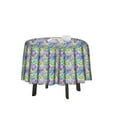 thumbnail image 1 of eloria Floral Printed Round Table Cloth Resistant Washable Decorative Table Cover for Dining Table, 1 of 1