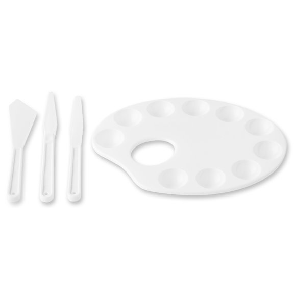 12 Pack: Paint Palette with Painting Knives by Craft Smart