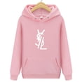 thumbnail image 1 of Lässige Frauen Sudaderas con capucha Spider Print Frauen Sudadera con capucha stilvolle Kapuze Sudadera Langarm Top Herbst Winter rosa Sudaderas con capucha mit Kapuze, 1 of 1