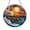 Acrylic 3.5 Inch, variant on Seaside Landscape Acrylic Stained Glass Style Window Suncatcher, Lighthouse Art Panel, Decorative Acrylic Window Decor for Coastal Interior