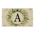 thumbnail image 2 of ReTeiv Letters Doormats Front Door Floral Decor Initials Doormats Outdoor Entrance Home Surname Decoration Indoor Outdoor, 2 of 3