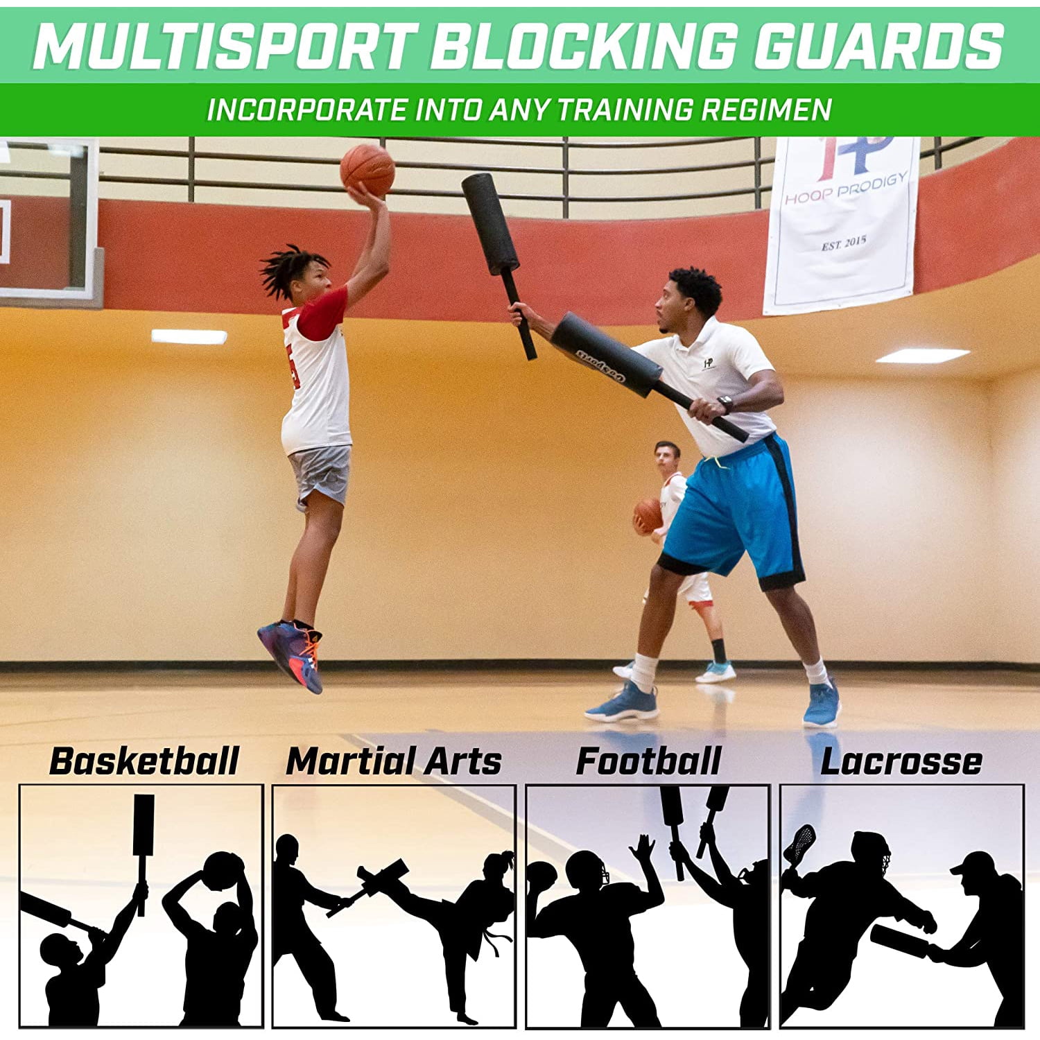 Padded Blocking Guards For Sports Training GoSports Big Paws Blocking ...