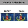 thumbnail image 4 of Dutern Double Sided EOD Explosive Ordnance Disposal Flag Banner 3 Ply with Brass Grommets 3x5 Feet, 4 of 4