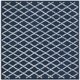 thumbnail image 4 of SAFAVIEH Chatham Howard Geometric Wool Area Rug, Dark Blue/Ivory, 7' x 7' Square, 4 of 10