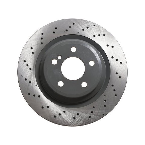 Rear Brake Rotor - Compatible with 2017 - 2020 Mercedes-Benz SL450 2018 2019