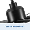 thumbnail image 4 of 72'' Ceiling Fan with Light,Flush Mount Ceiling fans with Remote Control,3 Color Dimmable 6 Speeds 8 Blades Reversible LED Ceiling Fan for Living Room Bedroom Office Kitchen, 4 of 8