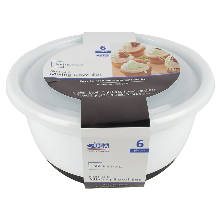 3-qt (2.8-L) Plastic Mixing Bowl