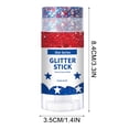 thumbnail image 7 of 4th of July Glitter Stick, Patriotic Red White and Blue Glitter Stick, 250th Birthday USA Flag Stick, 4th of July Outfits Accessories for Kidults Teen Women Men, Independence Day Decor(H), 7 of 7