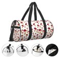 thumbnail image 3 of Balery Red Mushroom Bolsa de Gimnasio para Mujeres y Hombres, Bolsa de Viaje Impermeable, Bolsa de Fin de Semana con Compartimento para Zapatos y Bolsillo Húmedo, 3 of 6