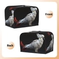 thumbnail image 3 of Fotbe White Red Cockatoo for Two Slice Toaster Cover, Fingerprint Protector, Super Soft Appliance Cover And Dust Cover,Bread Dust Cover & Fingerprint Protection, 3 of 7