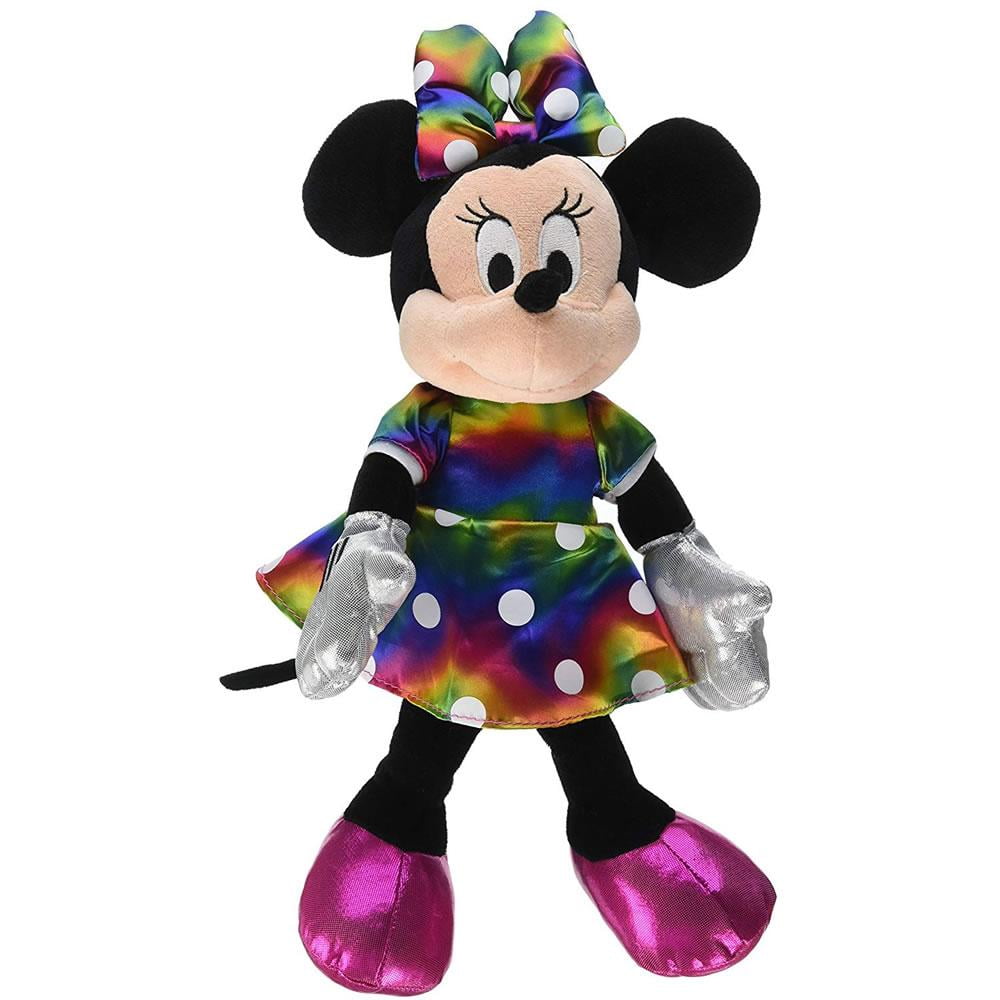 Ty Beanie Minnie Mouse Sparkle Rainbow Reg. 6" Plush
