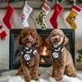 thumbnail image 4 of Dog Bandana 2 Pack,Halloween White Ghosts Pumpkins and Spider Webs Bandanas for Dogs,Cat Bandana,Small/ Large Dog Bandana 2 Size,Dog Bandanas Girl Boy, 4 of 5