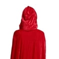 thumbnail image 4 of Toystoory Capa con capucha roja de 1,5 m, disfraz de Navidad, capa de Papá Noel, manto rojo para fiesta de Navidad, disfraz de Cosplay Kits de decoración para fiestas Toystoory HA038357-00, 4 of 6