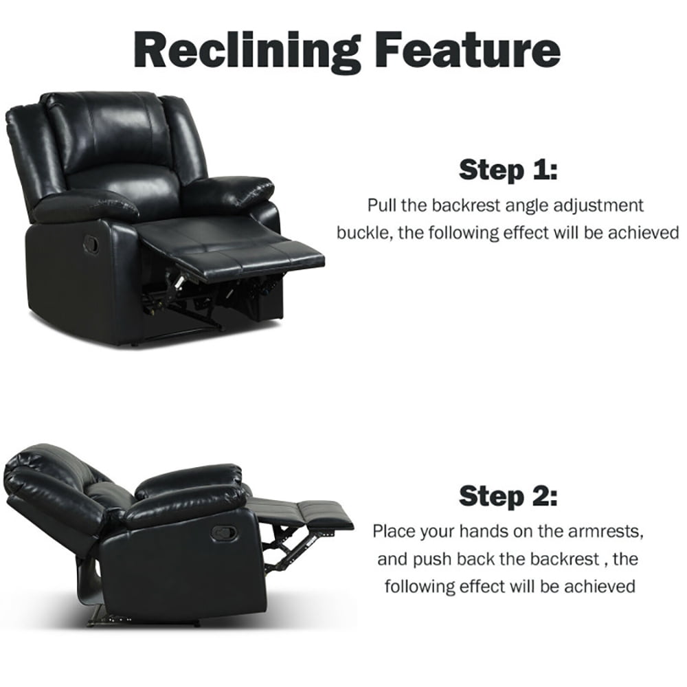 Finihen Recliner Chair, Lounger Single Sofa with Footrest Armrest, for Home Theater Seating, Reading Chair for Bedroom, Brown Finihen Recliner Chair, Lounger Single Sofa with Footrest Armrest, for Home Theater Seating, Reading Chair for Bedroom, Brown