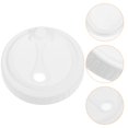 thumbnail image 1 of Tapa de silicona para tarro de cristal Qiysamall, repuesto de boca ancha para tarro de cristal, accesorio para tapa de bebida, 1 of 6