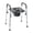 Gray, variant on Flash Furniture Hercules Shower Commode Chair with Safety Rail Blue (DCHY6458LBL)