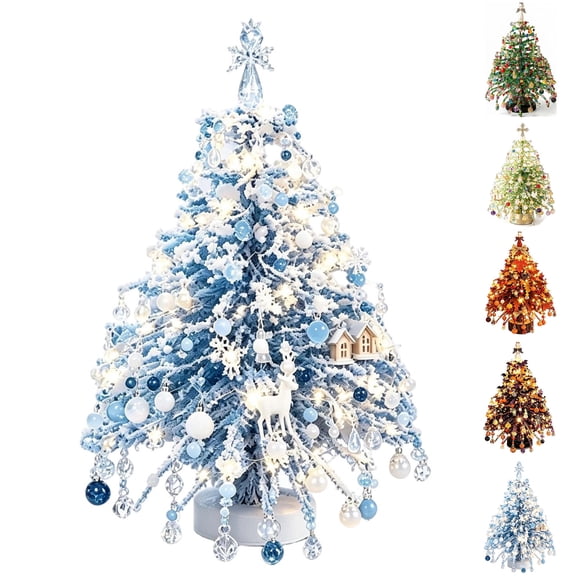 PLPPYFS DIY Beaded Christmas Tree Kit, Handmade Mini Desk Xmas Bead Art, Create Your Own Sparkling Holiday Decoration, 3D Crystal Bead Christmas Tree Making Kit, Holiday Tabletop Decorations