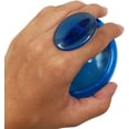 thumbnail image 4 of Cepillo de silicona para champú, Masajeador de cuero cabelludo con cepillo de champú (Azul), 4 of 5