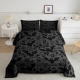 thumbnail image 2 of Castle Fairy Gothic Bats Queen Comforter Set,Chic Floral Rose Bedding Comforter Set, 2 of 8