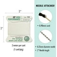 thumbnail image 4 of Griffin High Performance Bead Cord Perlseide - White Color – Size 10 (0.90mm) – 2 meters per card – Stainless Steel Needle Attached – For Knotting Pearls, Gemstones, Crystals and Beads, 4 of 7
