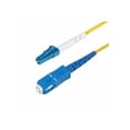 thumbnail image 2 of StarTech.com 2m (6.6ft) LC to SC (UPC) OS2 Single Mode Simplex Fiber Optic Cable, 9/125��m, Laser Optimized, 40G/100G, Bend Insensitive, Low Insertion Loss - LSZH Fiber Patch Cord (SPSMLCSC-OS2-2M) - Patch cable - LC/UPC single-mode (M) to SC/UPC single-mode (M) - 2 m - 0.1 in - fiber optic - simplex - 9 / 125 micron - OS1/OS2 - halogen-free, passive, bi-directional - yellow, 2 of 7