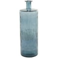 thumbnail image 6 of DecMode 30" Handmade Tall Spanish Bottle Neck Teal Recycled Glass Vase, 6 of 12